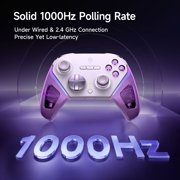 EasySMX D10 PC Controller with Charging Dock/TMR Joysticks/Dual-Mode Triggers/Motion Control, Wireless Gaming Controller for PC,iOS,Android,Switch,Steam