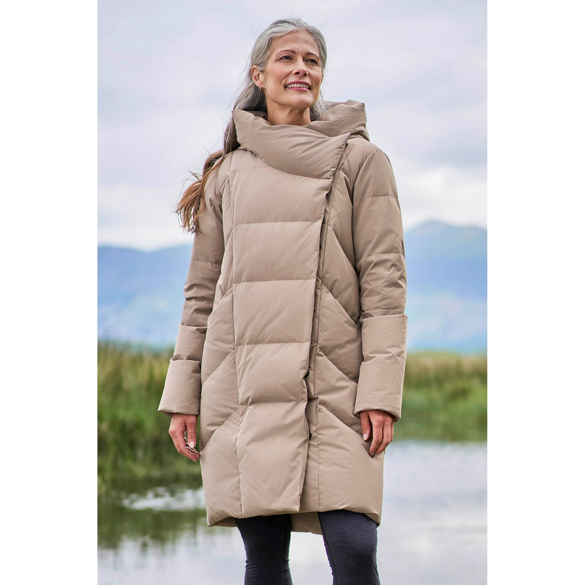 Mountain Warehouse Brown Womens Cosy Wrap II Extreme Water Resistant Down Jacket 8
