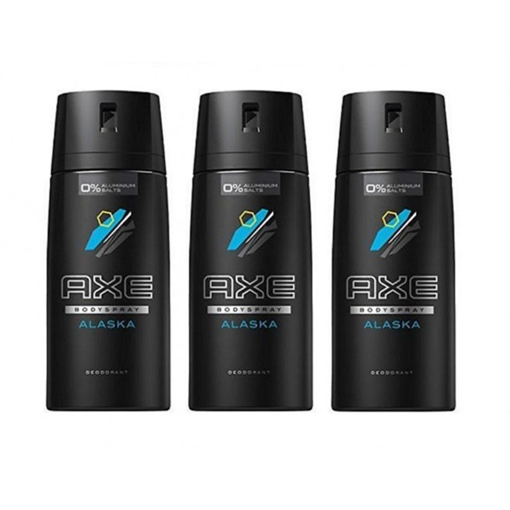 Axe Body Spray Deodorant Alaska 150 Ml (Pack Of 3)