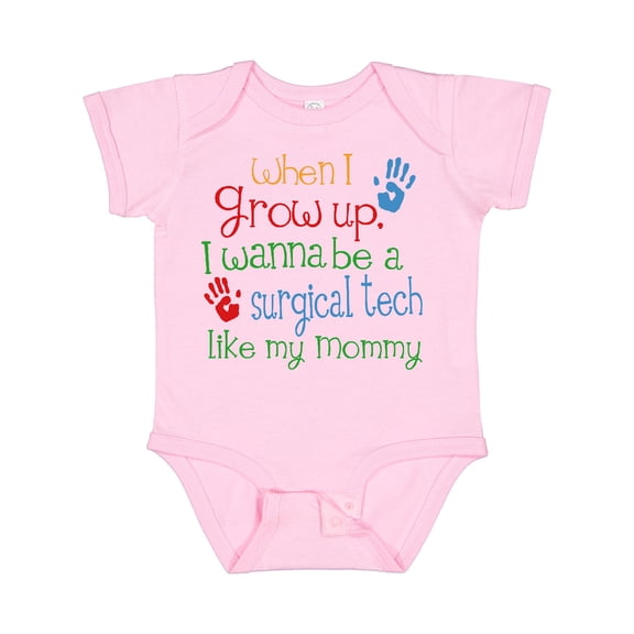 Inktastic Surgical Tech Like Mommy Boys or Girls Baby Bodysuit
