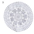 thumbnail image 2 of Vnanda Handmade Crochet Lace Doilies Vintage Round Placemats Snowflake Coasters Mini Doilies Table Placemats Doilies for Table Kitchen Wedding Decoration, Varied Sizes, 2 of 2