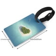 thumbnail image 4 of Daiia Paradise Island Durable Luggage Tags with Secure Strap Travel ID Tags Suitcase ID Tags Bag Identification Tags - Easy Identification for Men and Women, 4 of 8