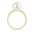 thumbnail image 2 of ANGARA Solitaire South Sea Cultured Pearl Engagement Ring in 14K Yellow Gold for Women | June Birthstone, Birthday, Anniversary, Jewelry Gift for Women | Pearl Ring, 2 of 9