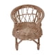 thumbnail image 1 of Silla de ratán para casa de muñecas a escala 1:12, miniatura artesanal, mini silla de patio, accesorio de simulación 105 cm x 11 cm, 1 of 9