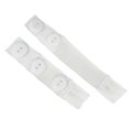thumbnail image 3 of GUOOL 1 Pair Pants Button Extenders Portable Spare Parts Multifunctional Elastic Pants White, 3 of 9