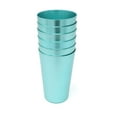 thumbnail image 1 of Aluminum Tumbler Reusable 18 OZ Drinking Cups - Bright Anodized Color - Set of 6 - Mint, 1 of 2