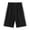 Black, variant on Boy Shorts Kids Solid Basketball Shorts Stretch Elastic Waist Black 4-5Y