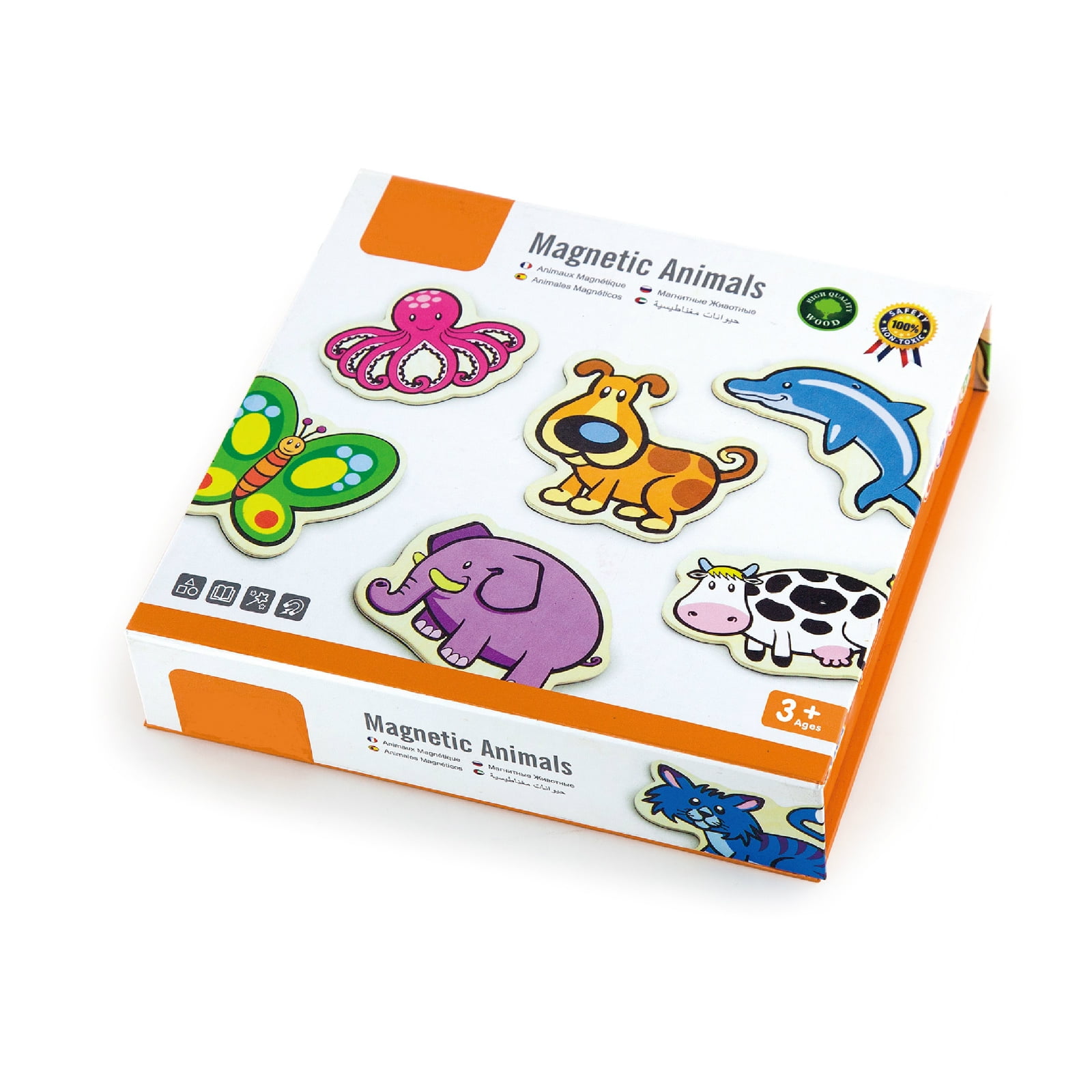 20 pcs Wooden Animals