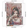 thumbnail image 4 of Kit de bordado de diamantes 5d Diy, pintura por números de 30 x 40 cm para adultos, chica japonesa con diamantes de imitación, bordado de punto de cruz, artes creativas para decoración de paredes, 4 of 4