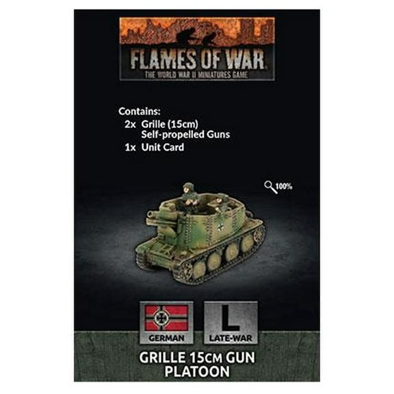 Flames of War: German Grille 15cm Gun Platoon (Late-War)