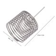 thumbnail image 4 of 100 Uds cesta de malla de fertilizante forma de columna caja de nutrición de acero inoxidable herramientas para vivero de jardín, 4 of 8