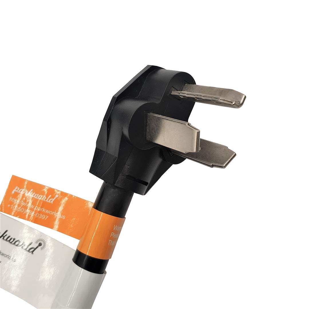 Parkworld 68758 Dryer Splitter, NEMA 10-30P Male Plug to (2) 10-30R Female Receptacle, Dryer 3-Prong 30 AMP 10-30 Y Adapter Cord (36 feet)