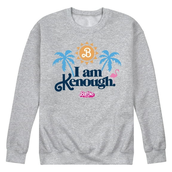 Barbie The Movie - I Am Kenough Palm Trees - Men's Crew Neck Fleece Pullover