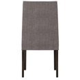 thumbnail image 3 of Chaise Latérale Rembourrée Double Pont Brun Foncé (RTA)-Ensemble de 2, 3 of 6
