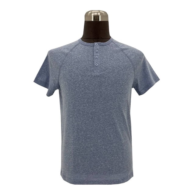 Playera George Talla CH Henley Azul