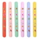 thumbnail image 1 of EeaseMX 6 pulseras de silicona con dibujos animados para niños, con regla graduada, para aplaudir (amarillo, rojo, morado, verde, azul y rosa), 1 of 8