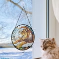 thumbnail image 5 of Lion Christmas Suncatchers, Lion Stained Glass Window Hangings, Lion Christmas, Lion Decor, Lion Christmas Decorations Sister In Law Birthday Gifts - 172HD331, Lion Glass Pattern, 5 of 5