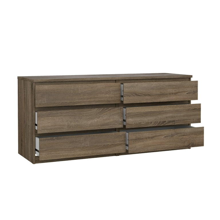 Scottsdale Modern Bedroom Furniture: 6 Drawer Double Dresser