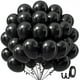 thumbnail image 1 of Globos de fiesta Awenztech de látex negro, 30 cm, 50 unidades, con cinta, 1 of 7