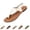 04# Beige, variant on Women's Toe Post Thong Sandals Open Toe Ankle Strap Dressy Flat Sandals,Silver,36