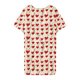 thumbnail image 5 of Camisón corto para mujer, cuello redondo, manga corta, estampado, talla grande, informal, 5 of 5