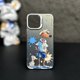 thumbnail image 3 of iPhone13 15 14 Pro Max Protective Sleeve Fashion Graffiti iPhone Case Cartoon Animal Pattern Matte Plated Soft Silicone Material, 3 of 5