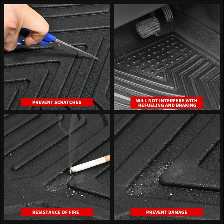 Black Rear Floorliner/Honda/HR-V/2016 +