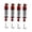 red, variant on LeeQinersw 4Pcs RC Car Shock Absorber Damper DIY Replacement Sturdy for 1/24 D90 Fcx24M red