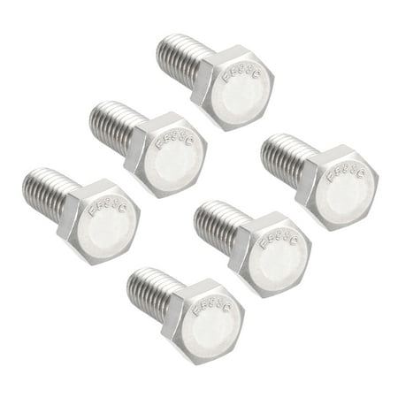 

5/16-18x3/4 304 Stainless Steel Hex Head Screw Bolts 6pcs