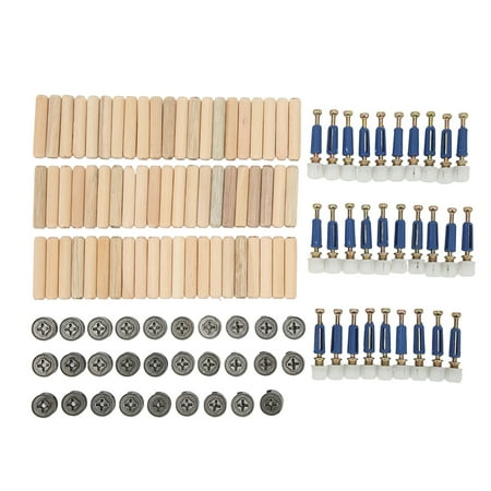 

2024 3 in 1 Eccentric Wheel Connecting Set Thickened Nut Screw Fastener Furniture Panel Board Fittings 15mm Eccentric Wheel
