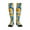 1 Black, variant on Blue Ocean Wave Sunflower Compression Socks for Women and Men 20-30mmHg-Circulation Support Socks Knee High Nurse Pregnant Running Medical and Travel Athletic