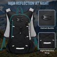 thumbnail image 4 of Mochila de hidratación ligera, mochila para correr con depósito de agua de 2 l, mochila Hydro Water Daypack para ciclismo, senderismo, Rave para hombres y mujeres, 4 of 5