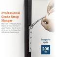 thumbnail image 5 of Picture Hang Solutions 4-Hole D-ring Steel Strap Hanger for Wood Frames 200-lb Capacity 2 Pieces per Pack, 5 of 7