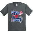 thumbnail image 3 of Inktastic 4th of July with Fireworks American Flag and Rocket Youth T-Shirt, 3 of 5