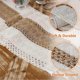 thumbnail image 3 of Camino de mesa de macramé de algodón y lino con borlas para decoración del hogar, mesa de comedor, fiesta, boda, bohemio, Navidad, 30 x 275 cm, 3 of 5
