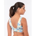 thumbnail image 2 of TOP TRAJE DE BAÑO AZUL TURQUESA SW  DAMA HOJAS XL, 2 of 3