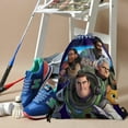 thumbnail image 3 of Buzz Lightyear-theme Drawstring Backpack Sports Gym Bag Water Resistant String Bag Cinch Bag18"X16"（45X40cm）, 3 of 6