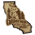 thumbnail image 1 of USA California State Map Wooden Magnet Souvenir Fridge Magnet Gift, 1 of 5