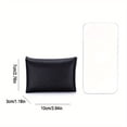 thumbnail image 3 of HLONK Trendy Folding Coin Purse  Solid Color Buckle Card Holder  Perfect Coin Bag For Daily Use, 3 of 7