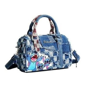 Stitch Handbag Stitch Character Denim Purse Shoulder Bag
