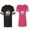 Men Black / Women Pink, variant on My Favorite Prince Princess Is My Husband Wife Matching Couple Cotton Jerseys (Men Black / Women Black) (Men S / Women S)