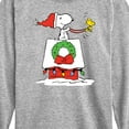 thumbnail image 3 of Peanuts - Snoopy & Woodstock House Sleigh - Toddler And Youth Long Sleeve Graphic T-Shirt, 3 of 6