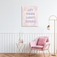 thumbnail image 3 of Stupell Industries Eclectic Let Your Light Shine Pastels Canvas Art, 16 x 20, by Lil' Rue, 3 of 8