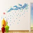 thumbnail image 4 of Pegatina de pared de flor de ciruelo azul Wosthever HA078419-00, 4 of 6