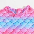 thumbnail image 7 of Shadoumai Girls Swimsuit One Piece Size 12-14 Front Criss Cross Tankini Quick Drying Contrast Color Beach Skirt Cute Ruched Bathing Suit Adjustable Wide Straps Girls' Swimwear with Print Shorts, 7 of 7
