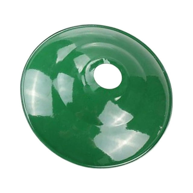 Vintage Enamel Light Shade Bulb Shade Enamel Ceiling Lamp Guard Green Replacement Multi Functional 35cm Shallow