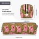 thumbnail image 3 of Disketp Cartoon Pigs Estuche de Lápices de Cuero con Cierre, Estuche Compacto para Papelería, Bolígrafos y Accesorios Pequeños, 3 of 7
