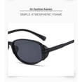 thumbnail image 6 of Women's narrow-frame cat-eye sunglasses for square and round faces, slimming effect, 6 of 11