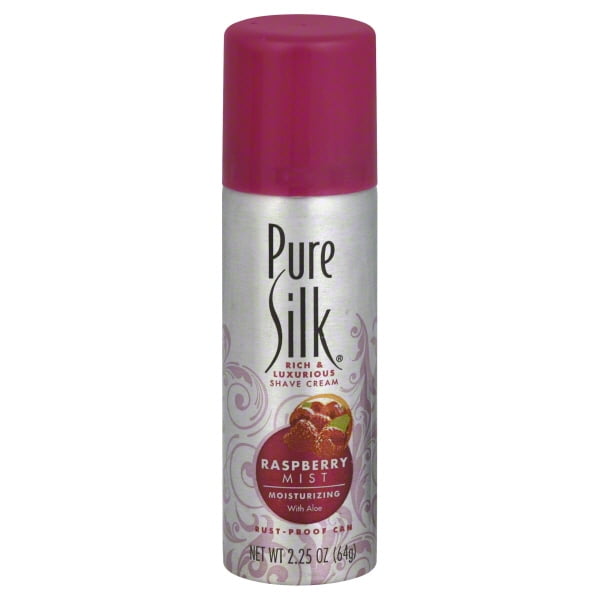 Pure Silk Raspberry Mist Shave Cream for Women (Travel Size, TSA