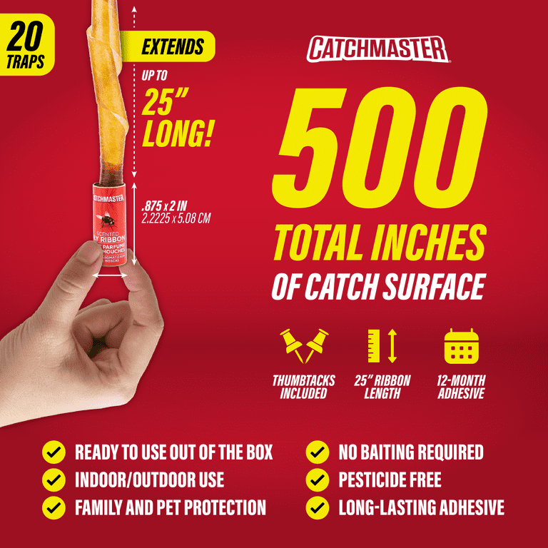 Catchmaster Fly Ribbon, 20-Pack Sticky Trap photo 2